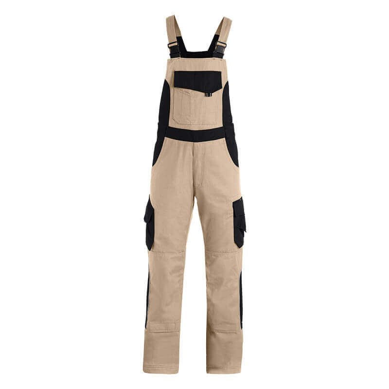 FHB Latzhose ECKHARD beige-schwarz