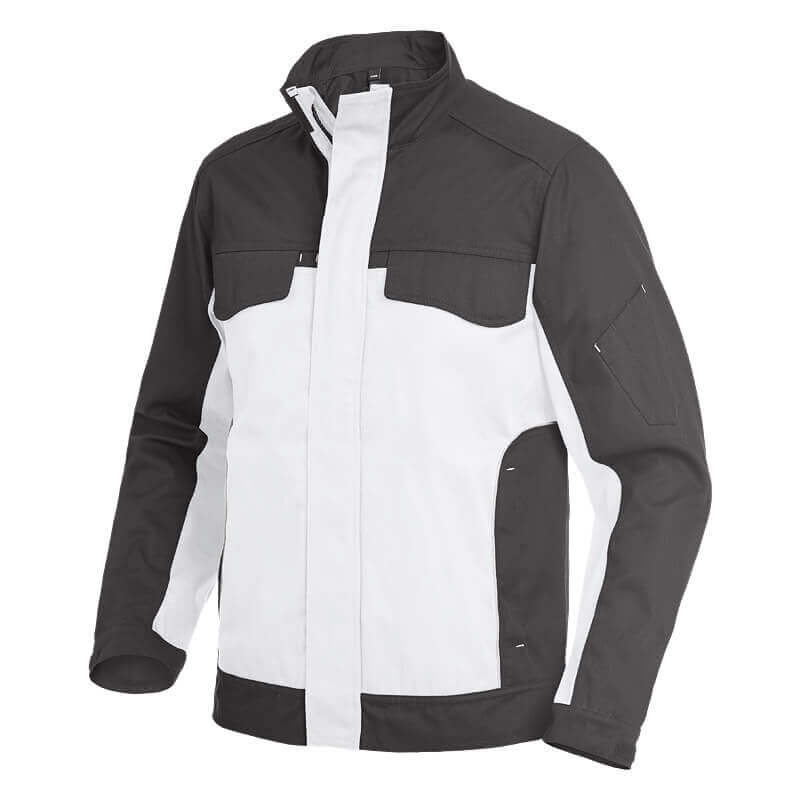 FHB Arbeitsjacke ERNST weiß- anthrazit