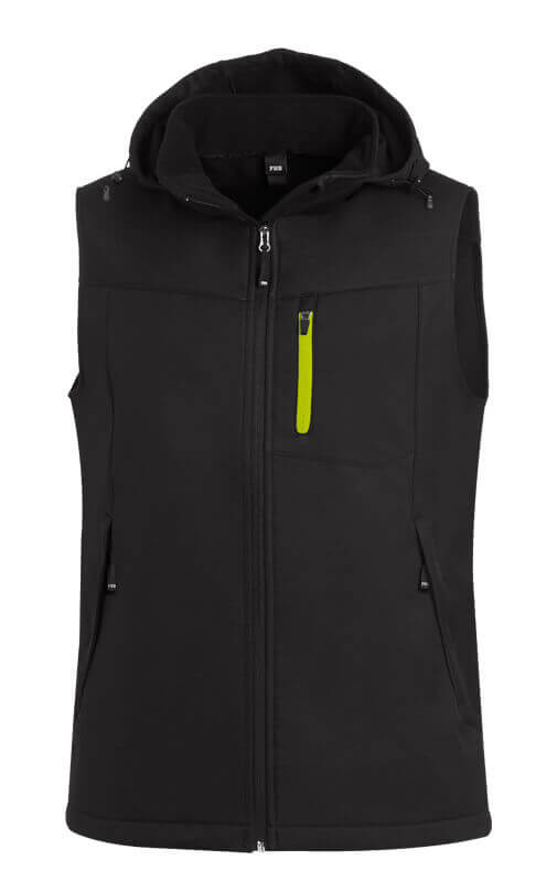 FHB Softshellweste JUSTUS schwarz