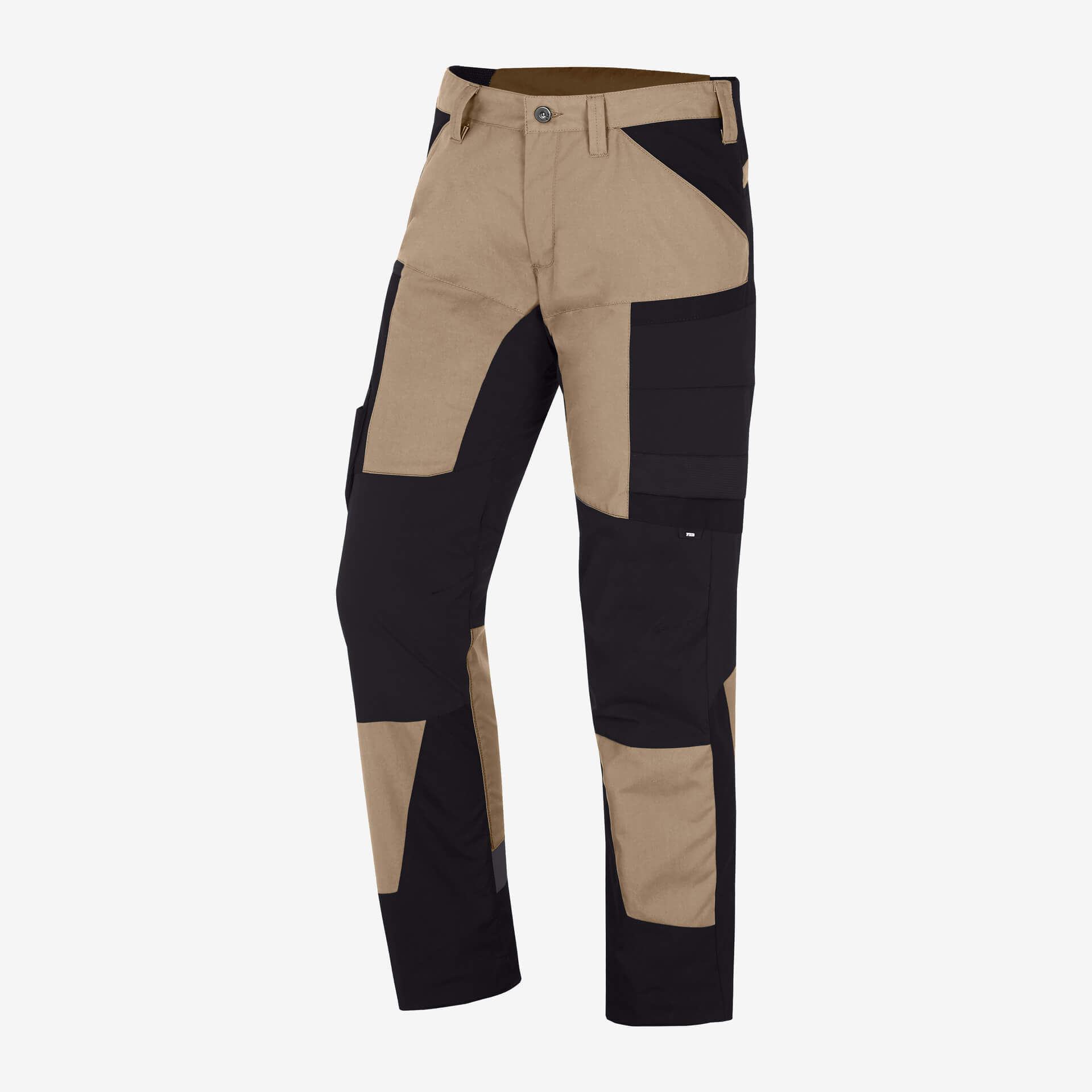 FHB Arbeitshose MIO beige-schwarz