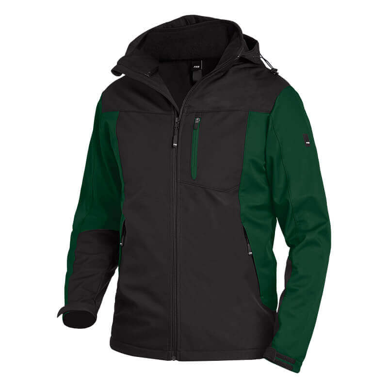 FHB Softshelljacke JANNIK grün -schwarz
