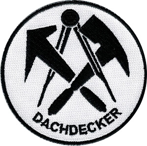 JOB-Dachdecker-Stickaufnäher