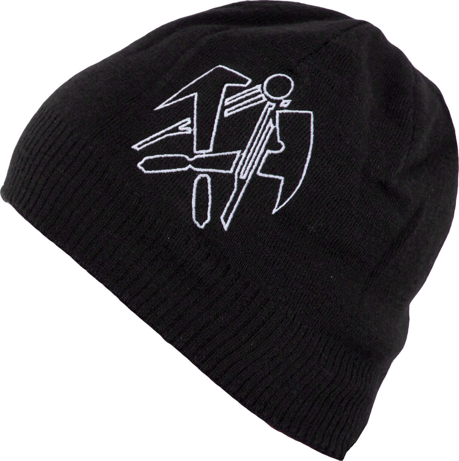DACHDECKER Strickmütze JOHN II schwarz