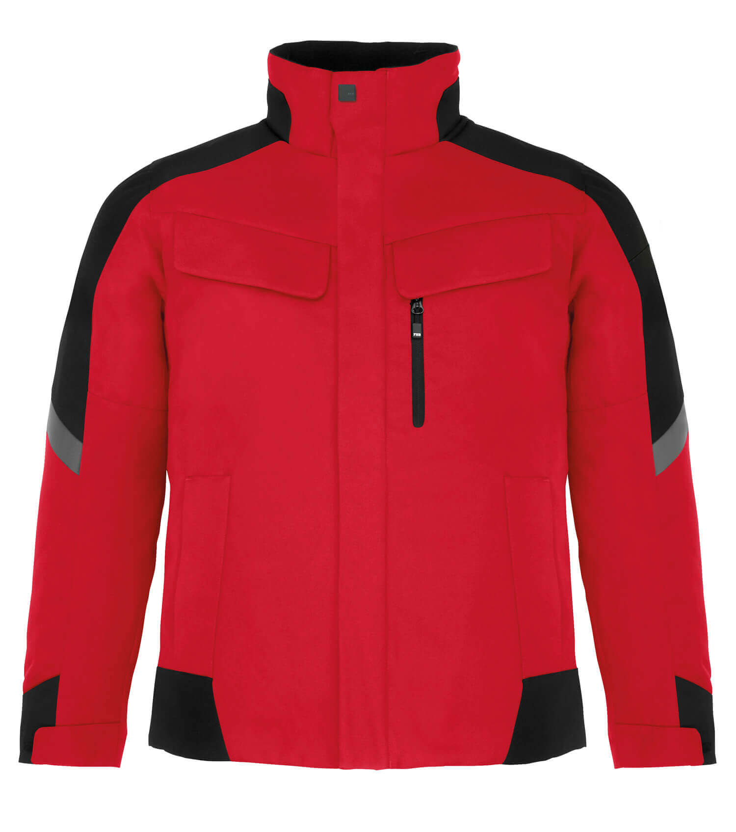 FHB Arbeitsjacke LARS rot-schwarz