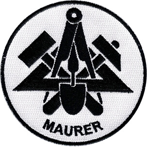 JOB-Maurer-Stickaufnäher