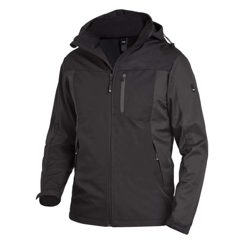 FHB Softshelljacke JANNIK anthrazit-schwarz