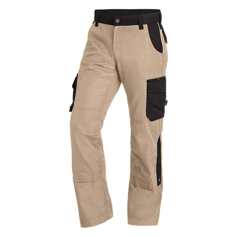 FHB Arbeitshose BRUNO beige-schwarz