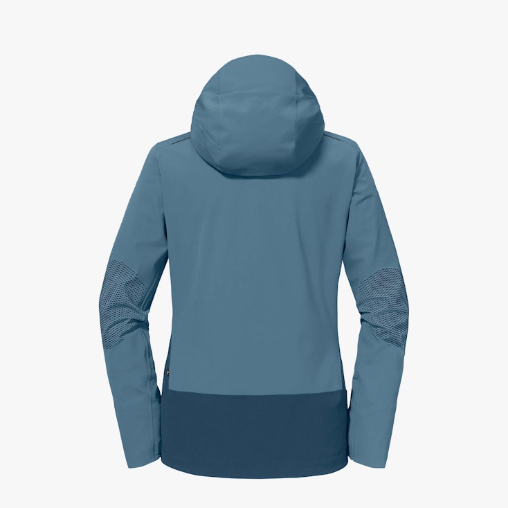 Schöffel Pro Damenjacke Schutzschild| 6000 blau Rückansicht