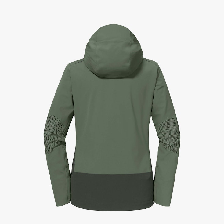 Schöffel Pro Damenjacke Schutzschild| 6000 grün Rückansicht