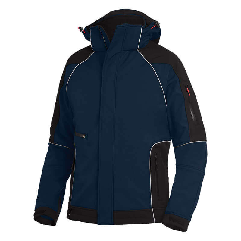 FHB Softshelljacke WALTER marine-schwarz