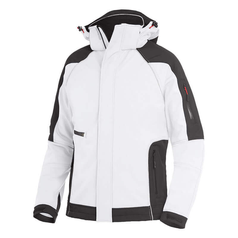 FHB Softshelljacke WALTER weiß- anthrazit