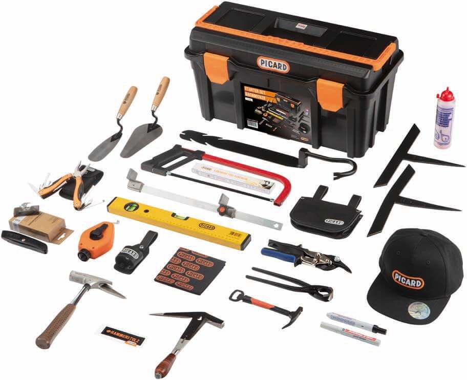 Piacrd Dachdecker Starter Set im Kunststoff Koffer
