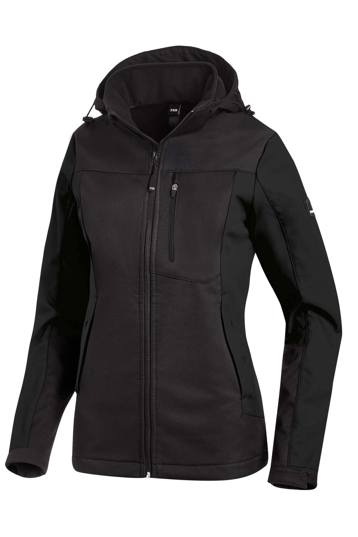 FHB Damen Softshell-Jacke JULIA schwarz