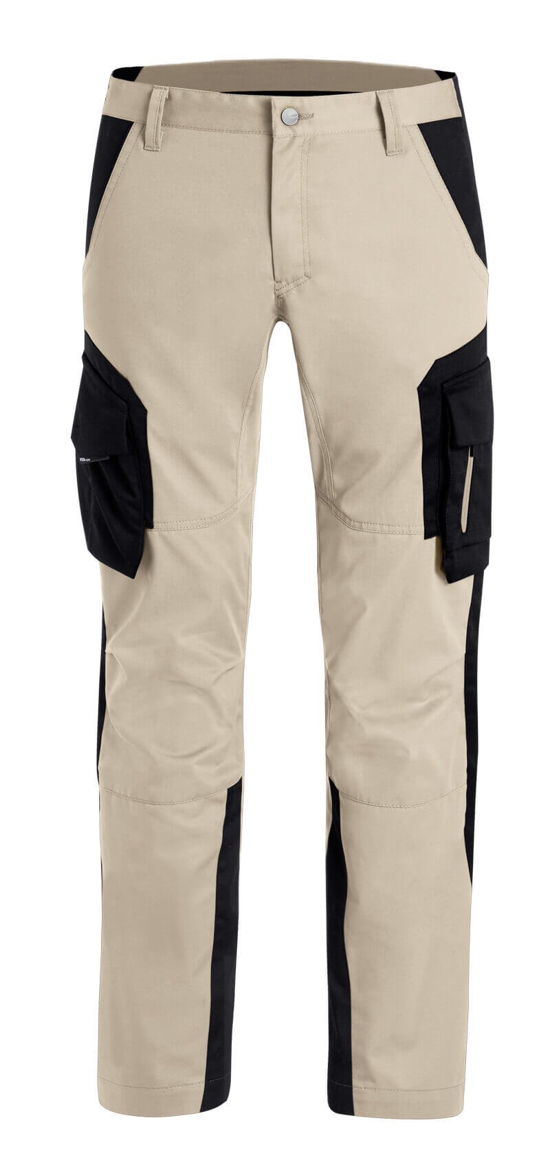 FHB Arbeitshose FABIAN beige-schwarz