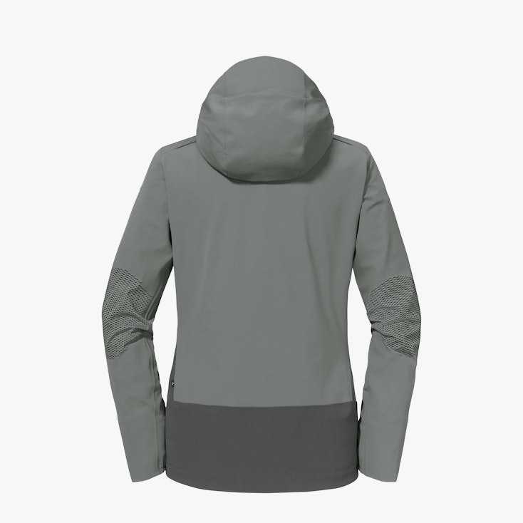 Schöffel Pro Damenjacke Schutzschild| 6000 grau Rückansicht
