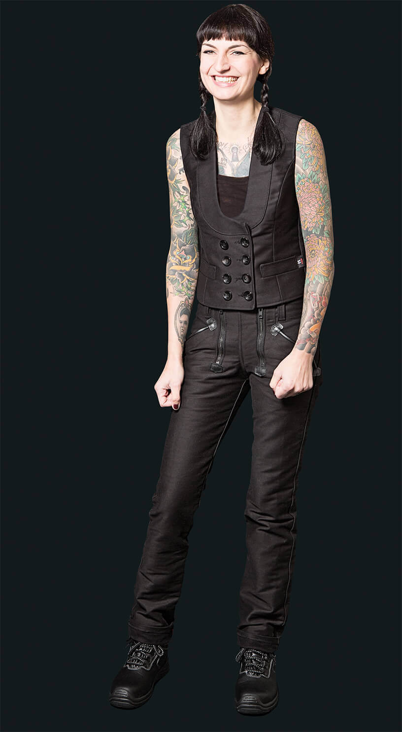 FHB Damen Zunfthose EDELGARD schwarz