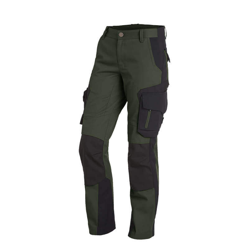 FHB Damen Arbeitshose ALMA oliv-schwarz