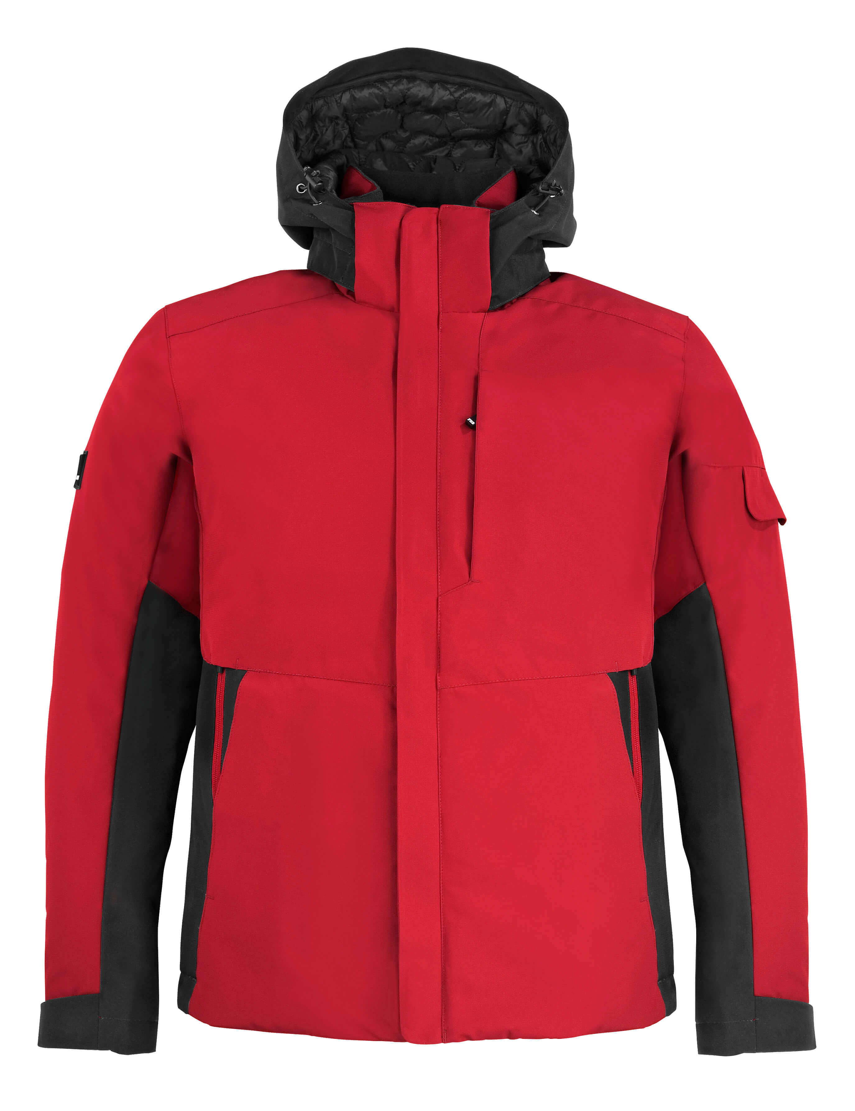 FHB Arbeitsjacke GEORG rot-schwarz